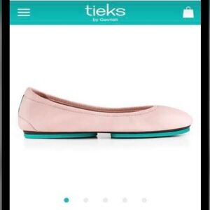 Tieks Ballerina Pink Flats NWT
